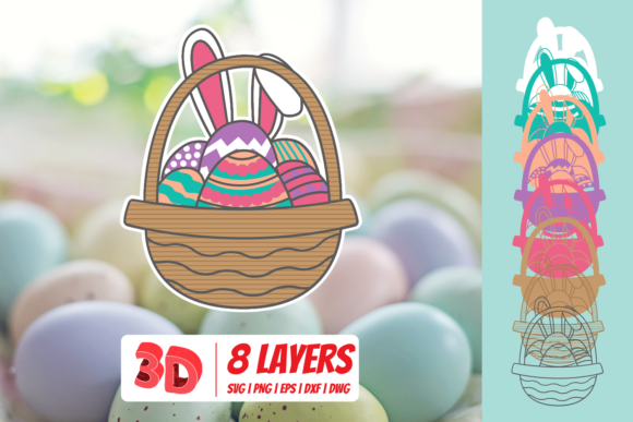 3D Easter Basket SVG: A Creative and Practical Choice for Digital Design