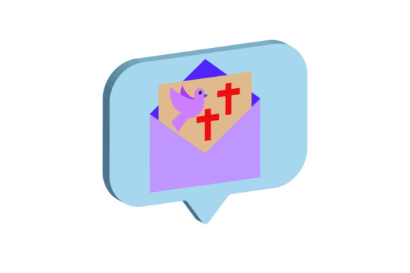3D Easter Icon Bird and Cross: A Unique Symbol of Celebration and Faith