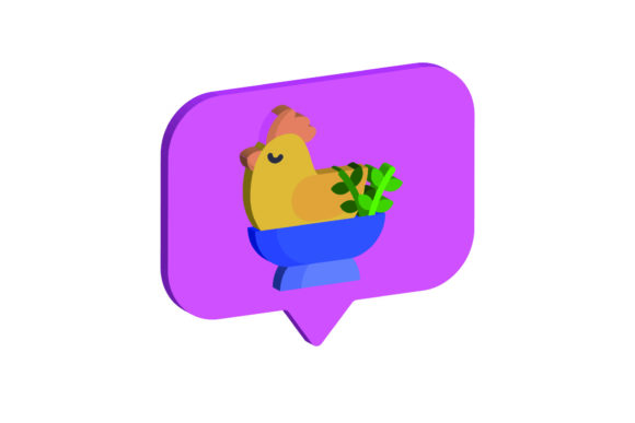 3D Easter Icon Bowl