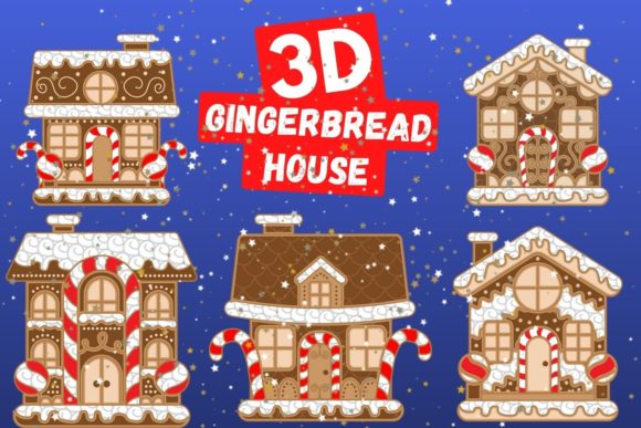 3D Gingerbread House SVG Bundle: A Creative and Practical Resource for Designers and Enthusiasts
