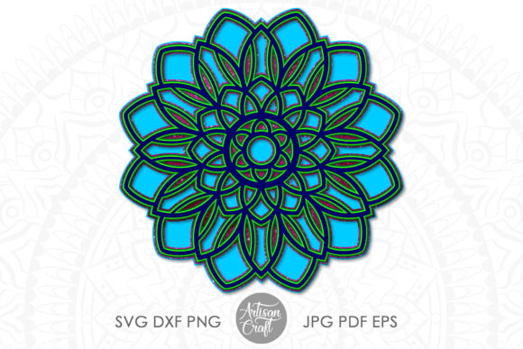 3D Layered Mandala and Layered Mandala SVG: The Fusion of Art, Technology, and Mindfulness