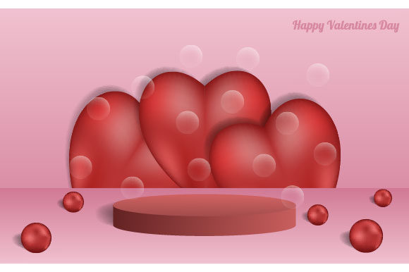 3D Love Heart Backgrounds with Podium: A Creative and Practical Guide