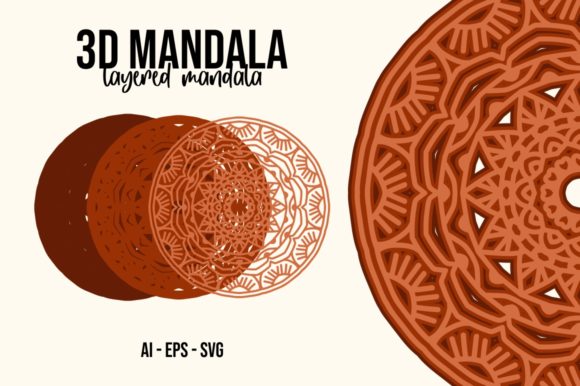 3D Mandala Flower - Paper Cut: A Unique Artistic Expression