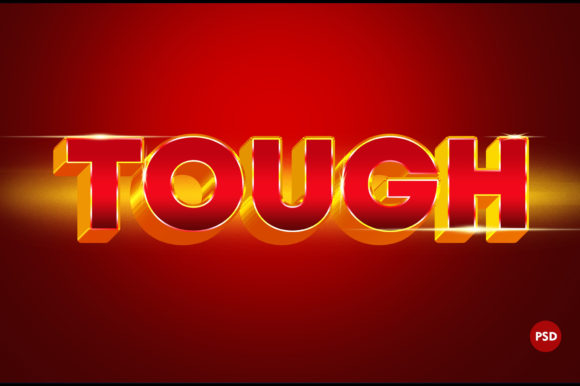 3D Tough PSD Text Effect: A Powerful Tool for Designers and Marketers