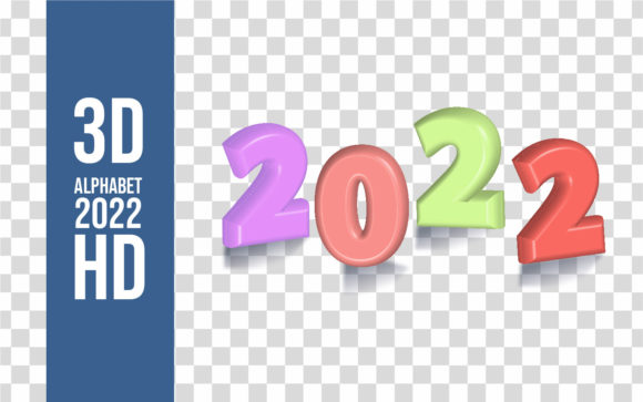 Background New Year 2022 3D