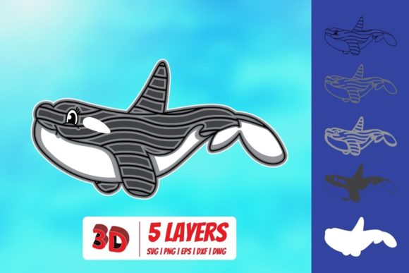 Bringing the Ocean to Life: What a 3D Killer Whale SVG Can Do for Your Next Project