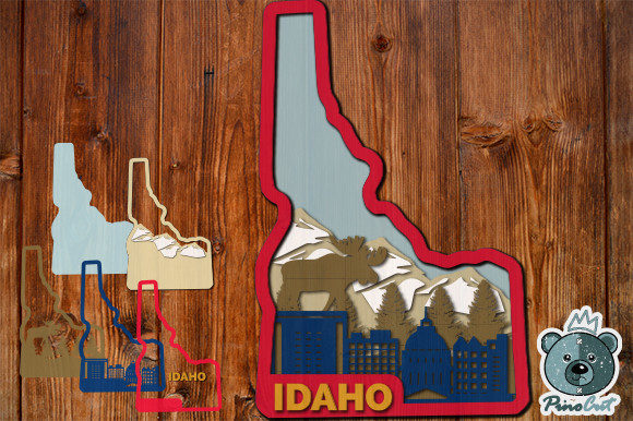 Discover the Beauty of Idaho and 3D Layered Tropical Idaho