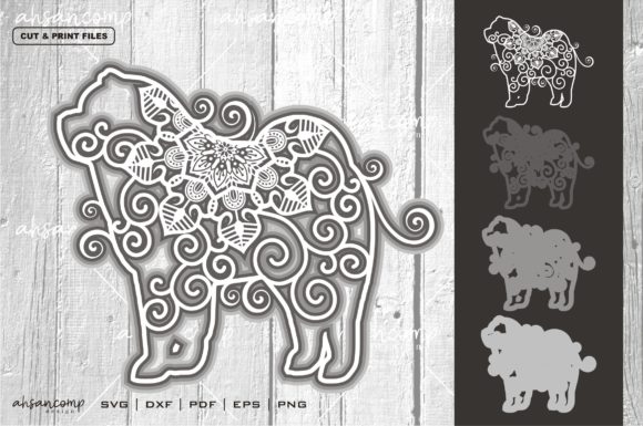 Dog Vector 4 SVG 3D Layered: A Versatile Tool for Digital Creators