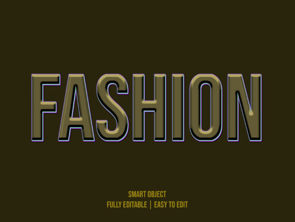 Fashion 3D Style Text Effect: A Creative Tool for Modern Designers