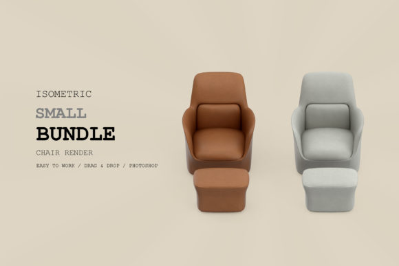 Isometric Armchair 3D Rendering Pack 24: A Strategic Asset for Visual Storytelling and Brand Positioning
