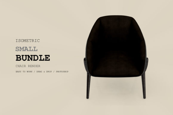 Isometric Armchair 3D Rendering Pack 59: Versatile Isometric Assets