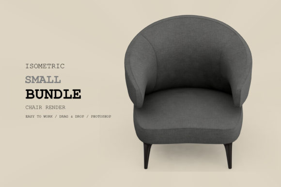 Isometric Armchair 3D Rendering Pack 69: A New Standard in Design Visualization