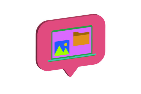 Laptop 3D Icon File: A Creative Tool