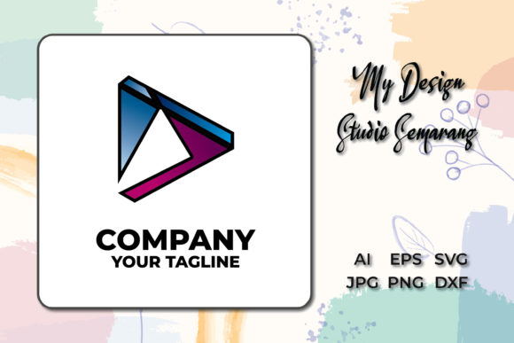 Logo Company Gradient Style 3D Triangle: A Modern Design Trend