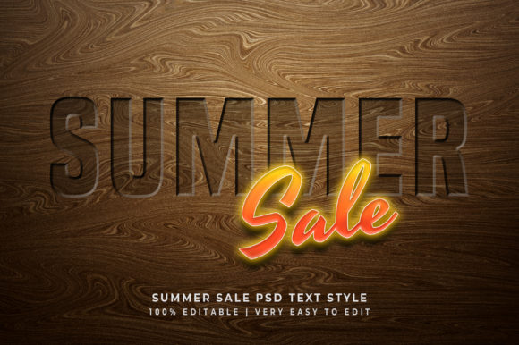 Maximizing Visual Impact with the Summer Sale 3D Text Effect Mockup