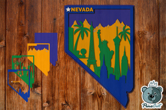 Nevada, 3D Layered Tropical Nevada: A Unique Digital Experience
