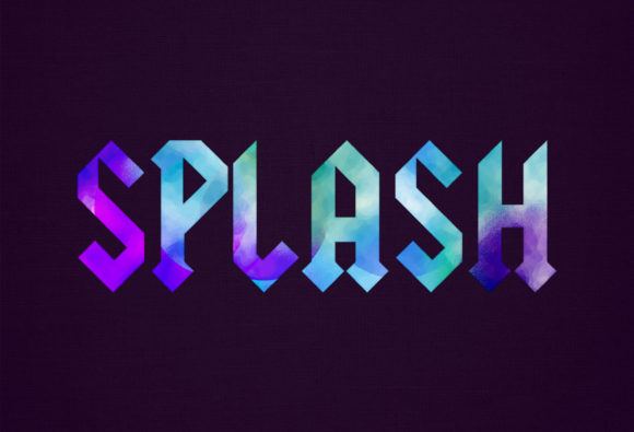 Splash 3d Spray Style Text Effect