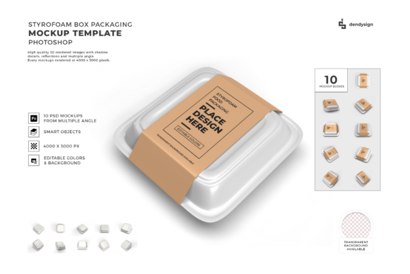 Styrofoam Food Box 3D Mockup Bundle Deep Dive