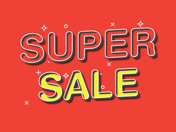 Supper Sale 3D Text Effects: A Creative Tool for Impactful Design