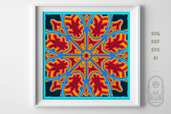 The 3D Mandala Shadow Box: A Fusion of Art, Spirituality, and Modern Creativity